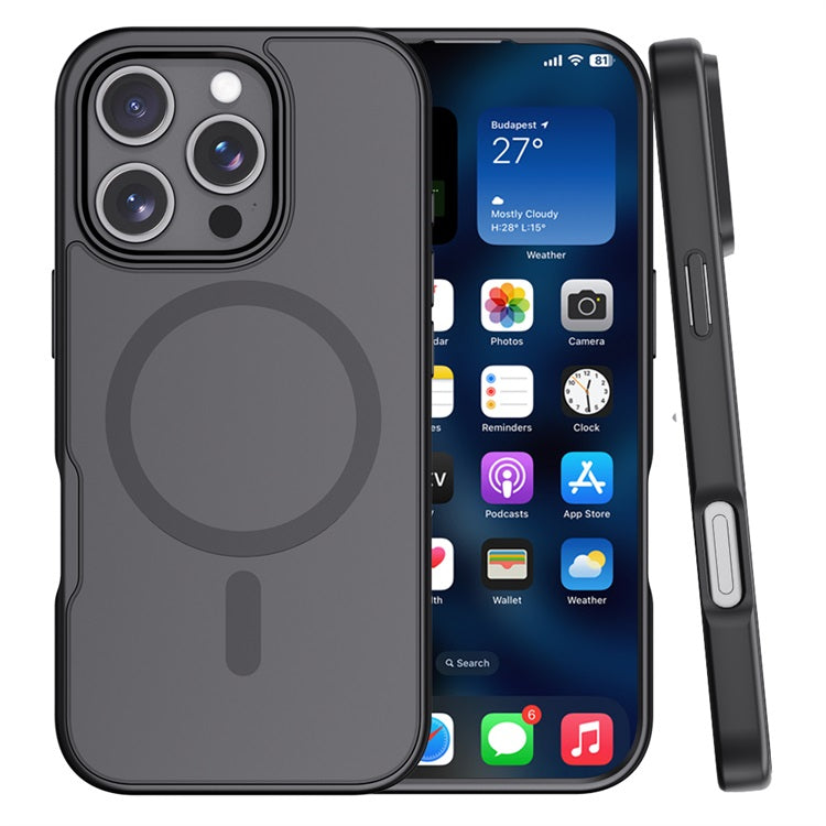 Quad iPhone 16 Pro Qmag Slim Case Black
