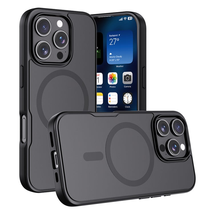 Quad iPhone 16 Pro Qmag Slim Case Black