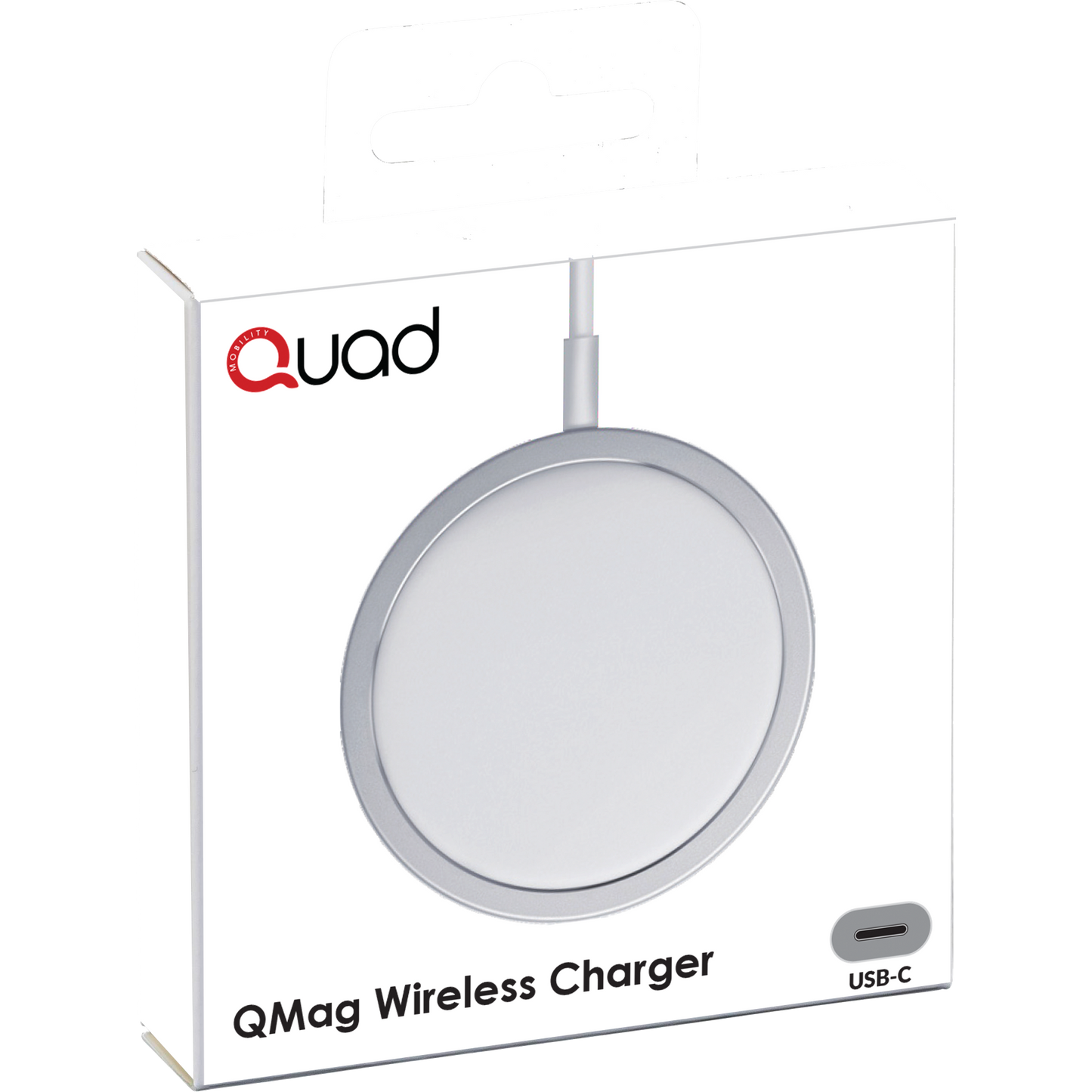 Quad Qmag Fast Phone Wireless Charger 15w White....