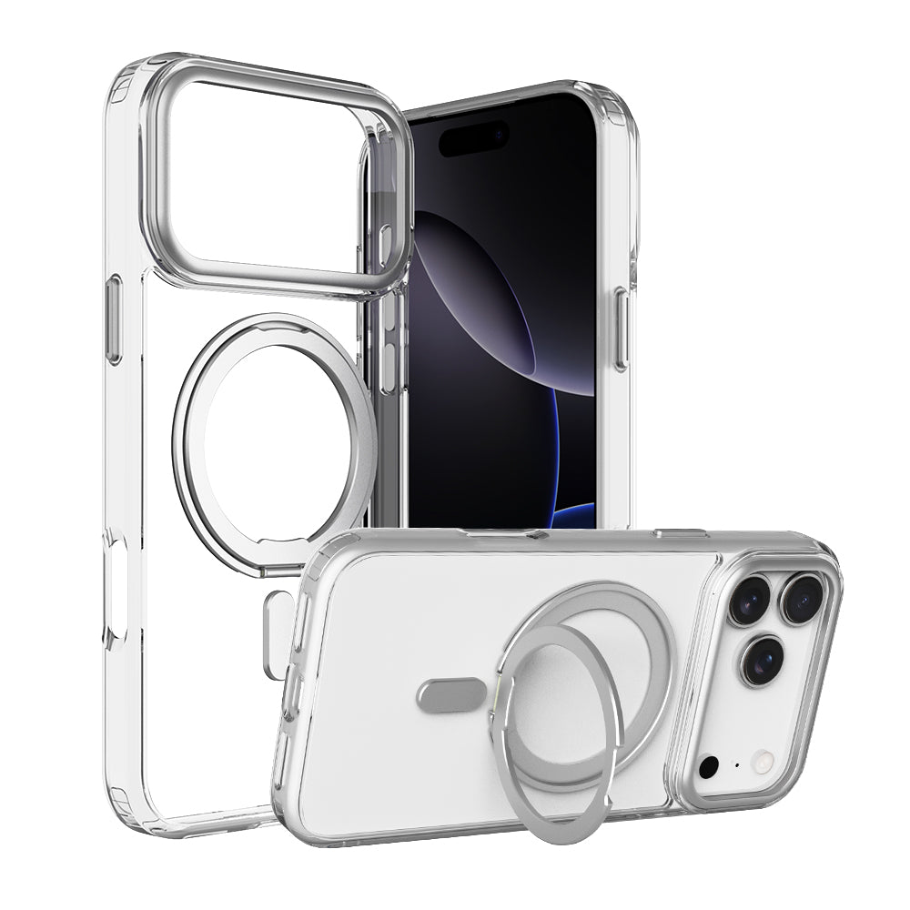 Quad iPhone 17 Pro Max Qmag Kick Stand Clear Case